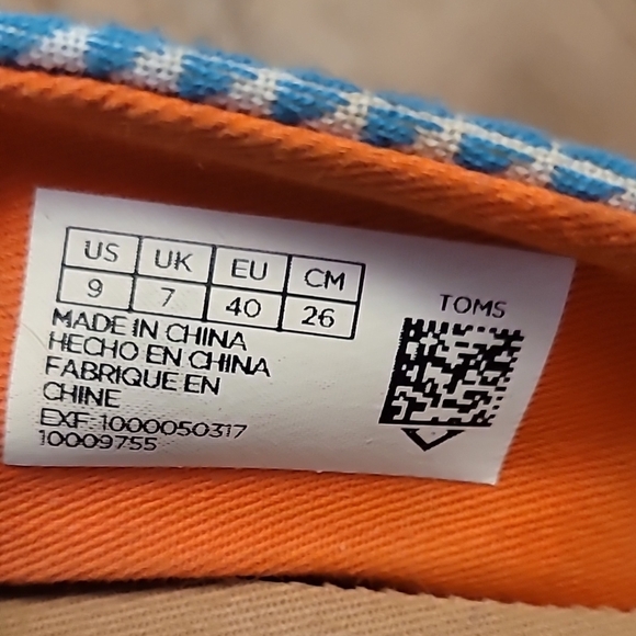 Toms Colorful Striped Slip-On Shoes - Picture 2 of 4